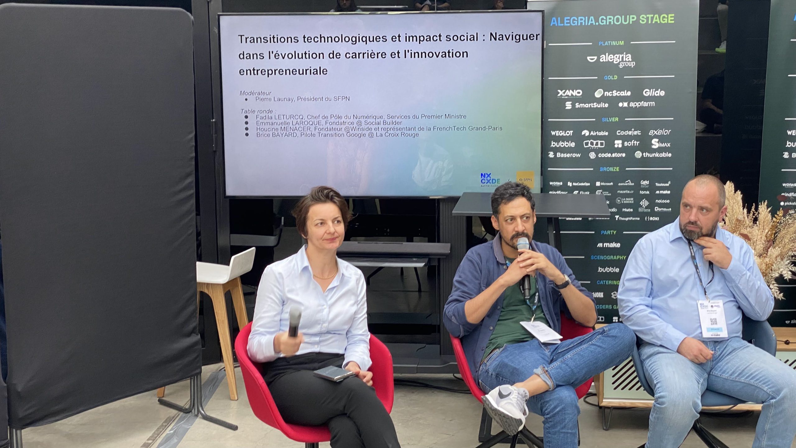 Table ronde au NoCode Summit 2023 avec Emmanuelle Laroque, fondatrice de Social Builder